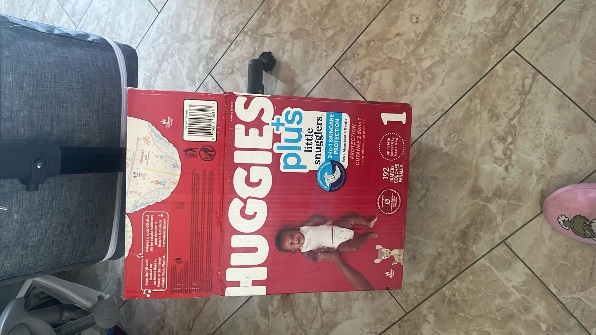 Pampers Size 1 Huggies Plus 