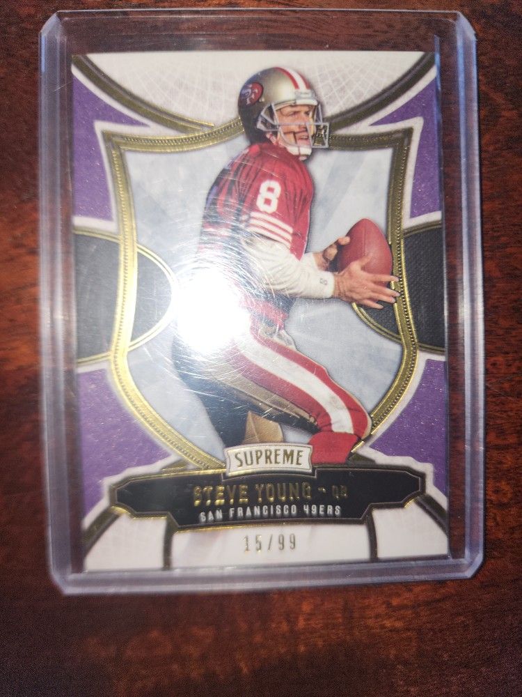 49ers Legend Steve Young Supreme Card /99