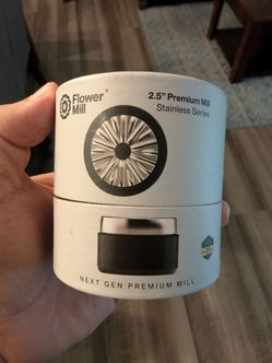 Flower Mill 2.5 inch premium stainless steel grinder