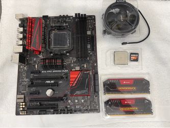 ASUS 970 PRO GAMING/AURA motherboard, AMD FX 8370 CPU Bundle package