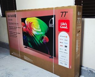 77 Inch Oled LG B6E Smart TV 4K UHD with 120 Hz refresh rate. Brand new factory sealed.