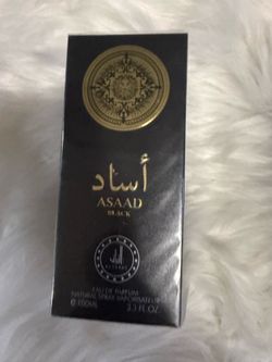 Lattafa Asaad Black Eau de Parfum 3.4 oz / 100ml Men’s Cologne – New Sealed