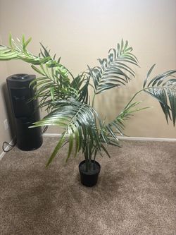 Artificial Palm Tree in Black Pot