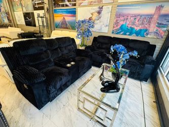 Sofa and Loveseat.