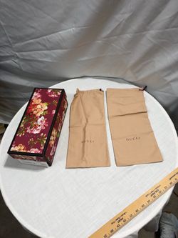 Gucci Shoe Box with Dust Bags