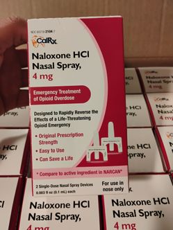 Naloxone, generic for NARCAN