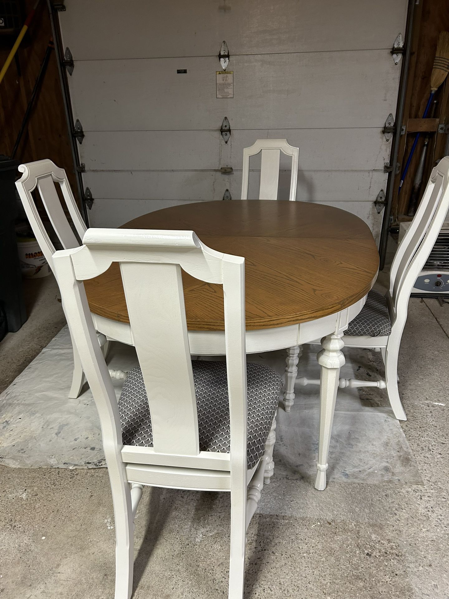 Farmhouse Dining Table And 6 Chairs