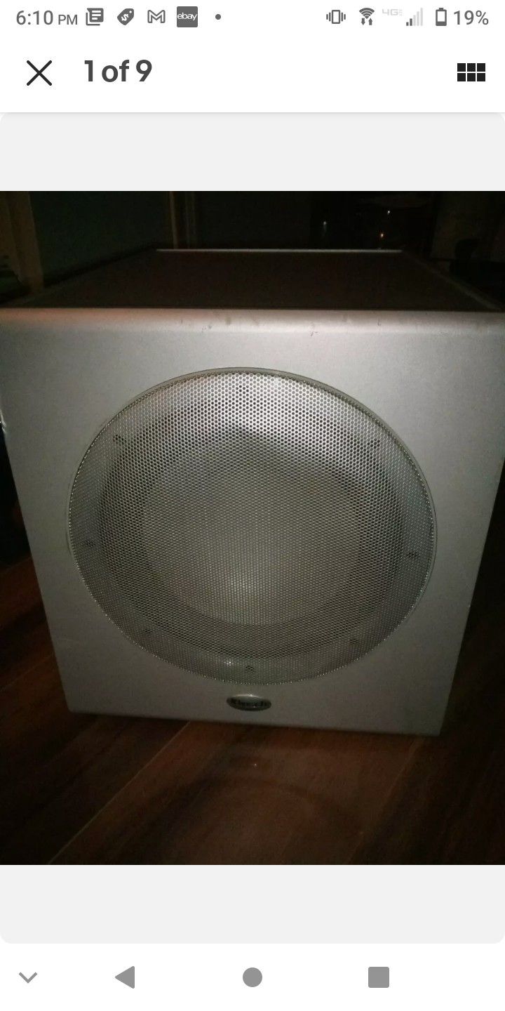 Klipsch iFi 8" Powered Subwoofer Very Nice High Quality