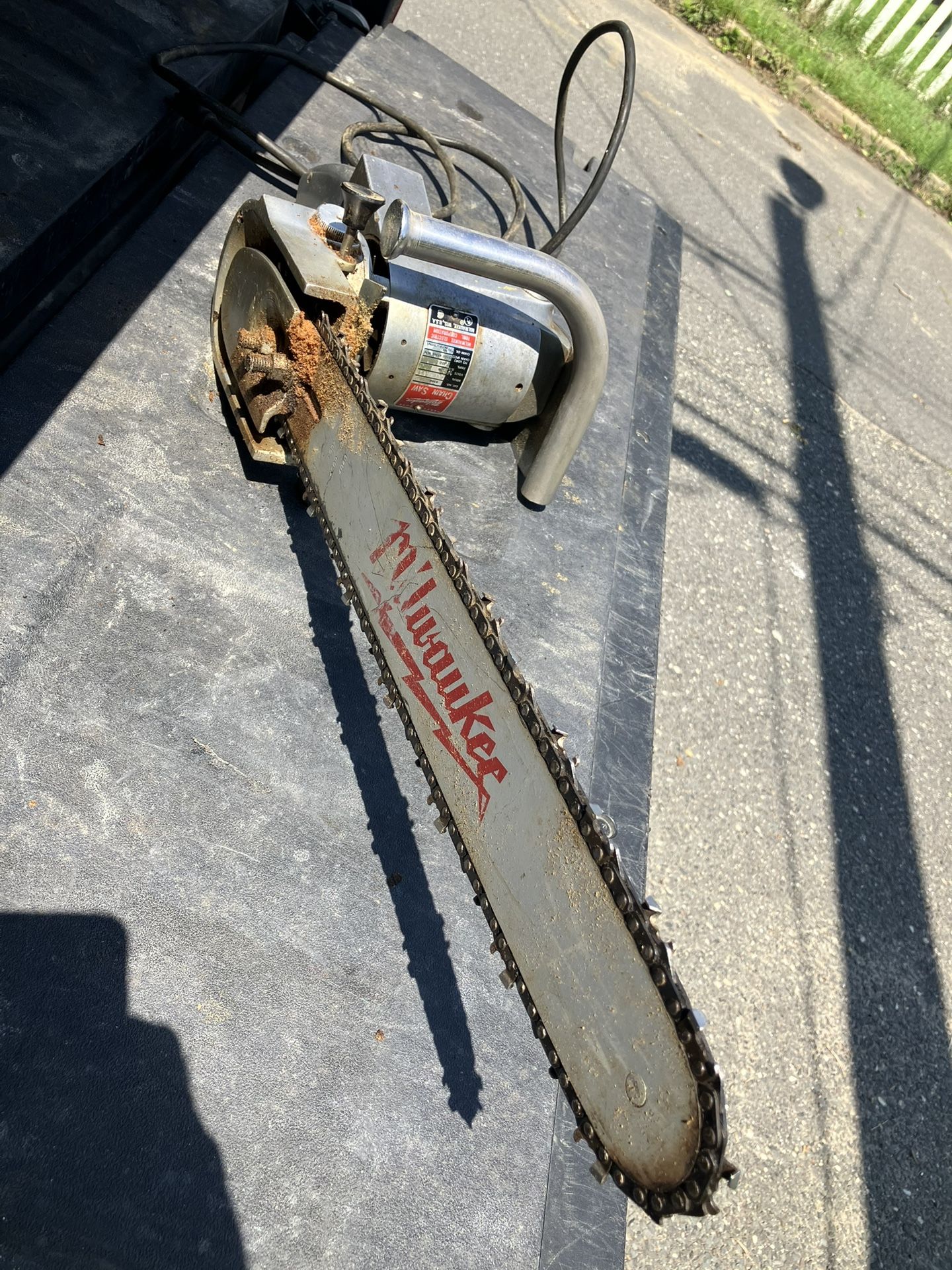 Milwaukee 6200 Electric Chainsaw Antique Vintage Chrome