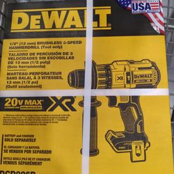 Dewalt 20v Max Xr 3speed Varisble Hammer Drill