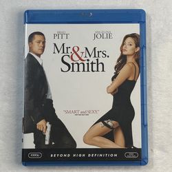 Mr. & Mrs. Smith Blu-ray 2005 Brad Pitt Angelina Jolie Action Comedy HD