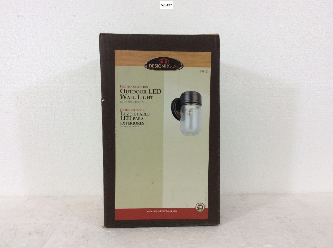 Design House 8-Watt Bronze Integrated LED Outdoor Wall Sconce