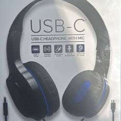 USB C Headphone With Mic
