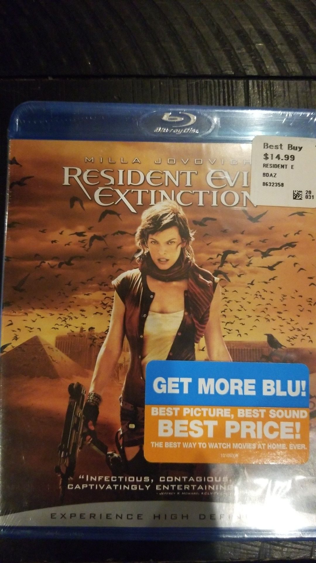 Resident Evil: Extinction Blu-ray DVD unopened