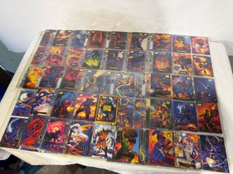 1994 Marvel Masterpieces Complete 140 Card Base Set Hildebrandt Fleer