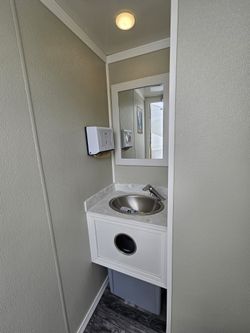 Two-Station Luxury Restroom Trailer for Events - Perris