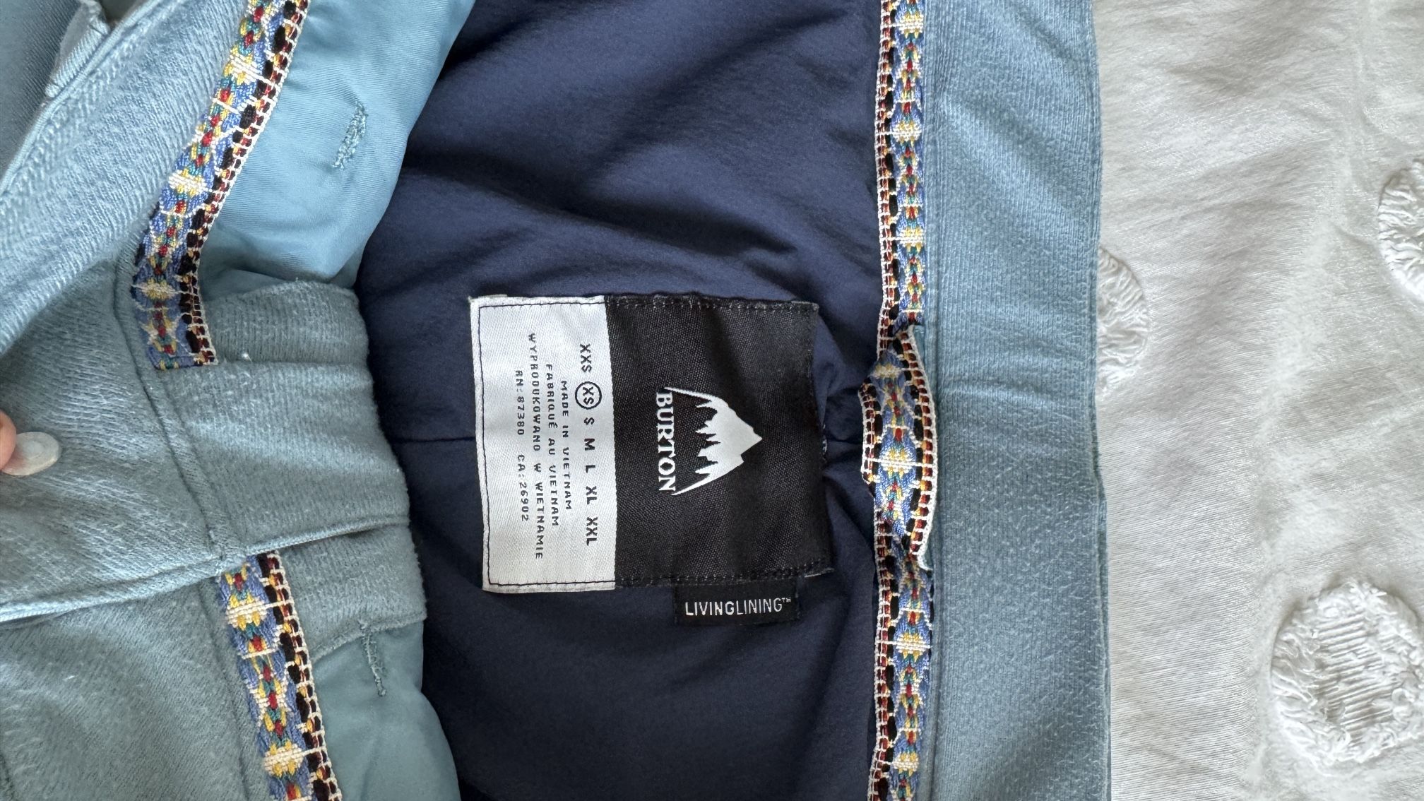 Burtonウェア スノーボード RN#87380 CA#26902 Burton Snowboard Ski Cargo Pants Gray XXS RN 87380 CA 26902. USED