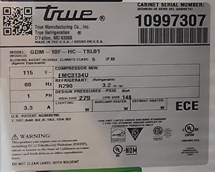 True GDM-10F-HC-TSL01 Commercial Freezer Merchandiser
