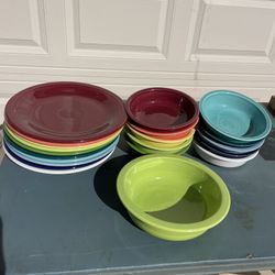 Fiestaware dinnerware 