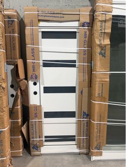 Mr Glass impact doors with design included | puertas de impacto con diseño ya incluido