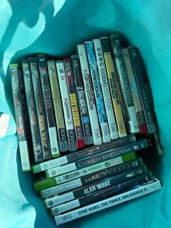 X box games, wii ps3