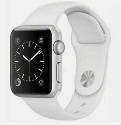 Apple Watch Series 1 38mm Silver Case - White Sport Band