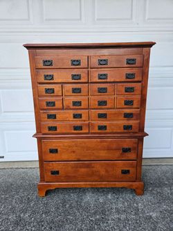 Chest Of Drawers / Tall Dresser Mission Style
