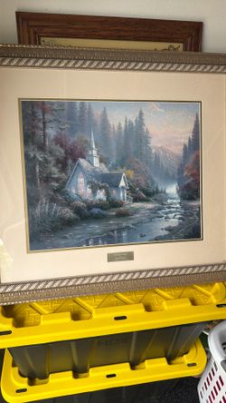 Thomas Kinkade The Forest Chapel Picture
