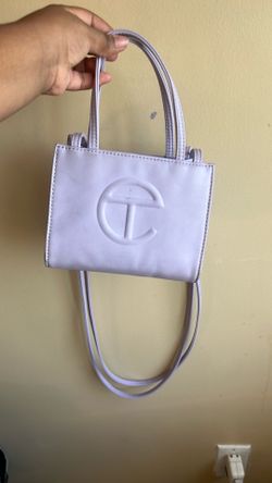 Lavender mini telfar bag