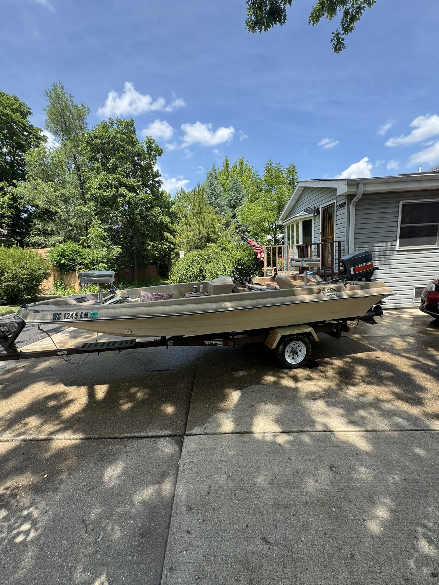 1980 Tidecraft 17’ with 80 HP Mariner