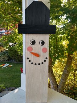 Reclaimed Wood Snowman