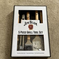 5 Piece Grill Tool Set 