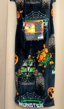 Halloween Monster Jam Blanket