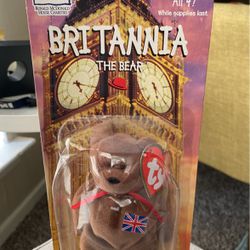 TY Beanie Baby - Britannia The Bear