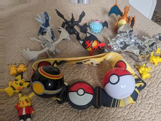 Pokemon toys and books