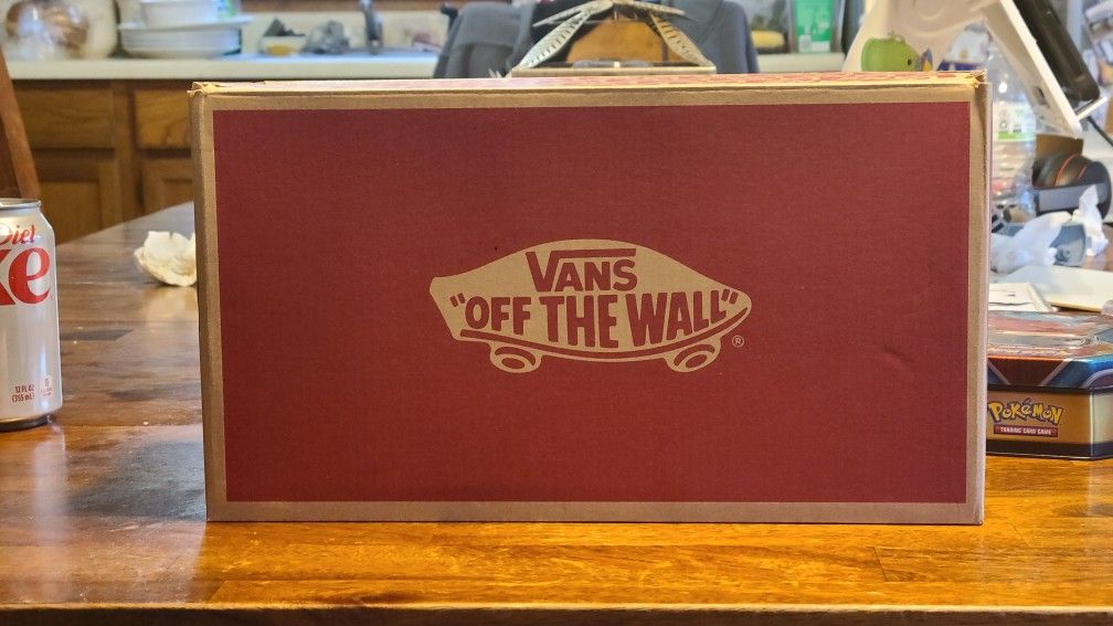 New Retro Block Duck Green w/white Vans