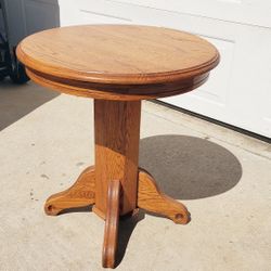 Vintage Wood Side Table 