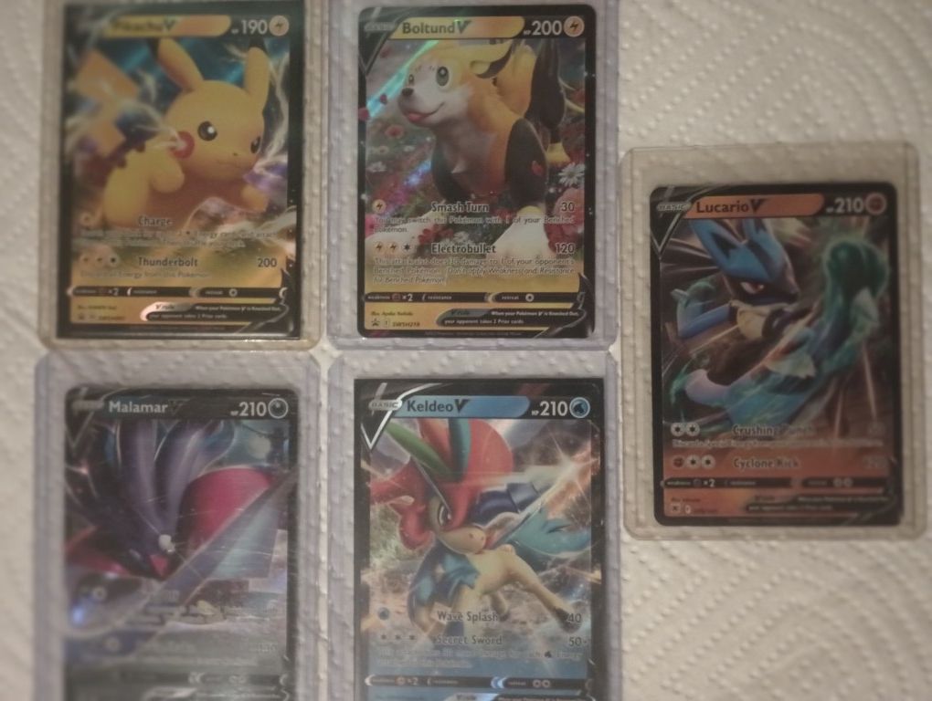 Lot Of 5 Ultra Rare Hologram Pokemon Cards