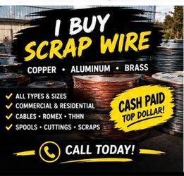 I buy scrap wire copper wire