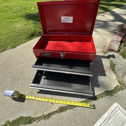 Red Homak Toolbox (Good condition)