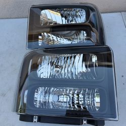 05-07 Ford F250 F350 F450 F550 Super Duty Headlights Luces Micas Calaveras Faros Faroles Focos Headlamps 