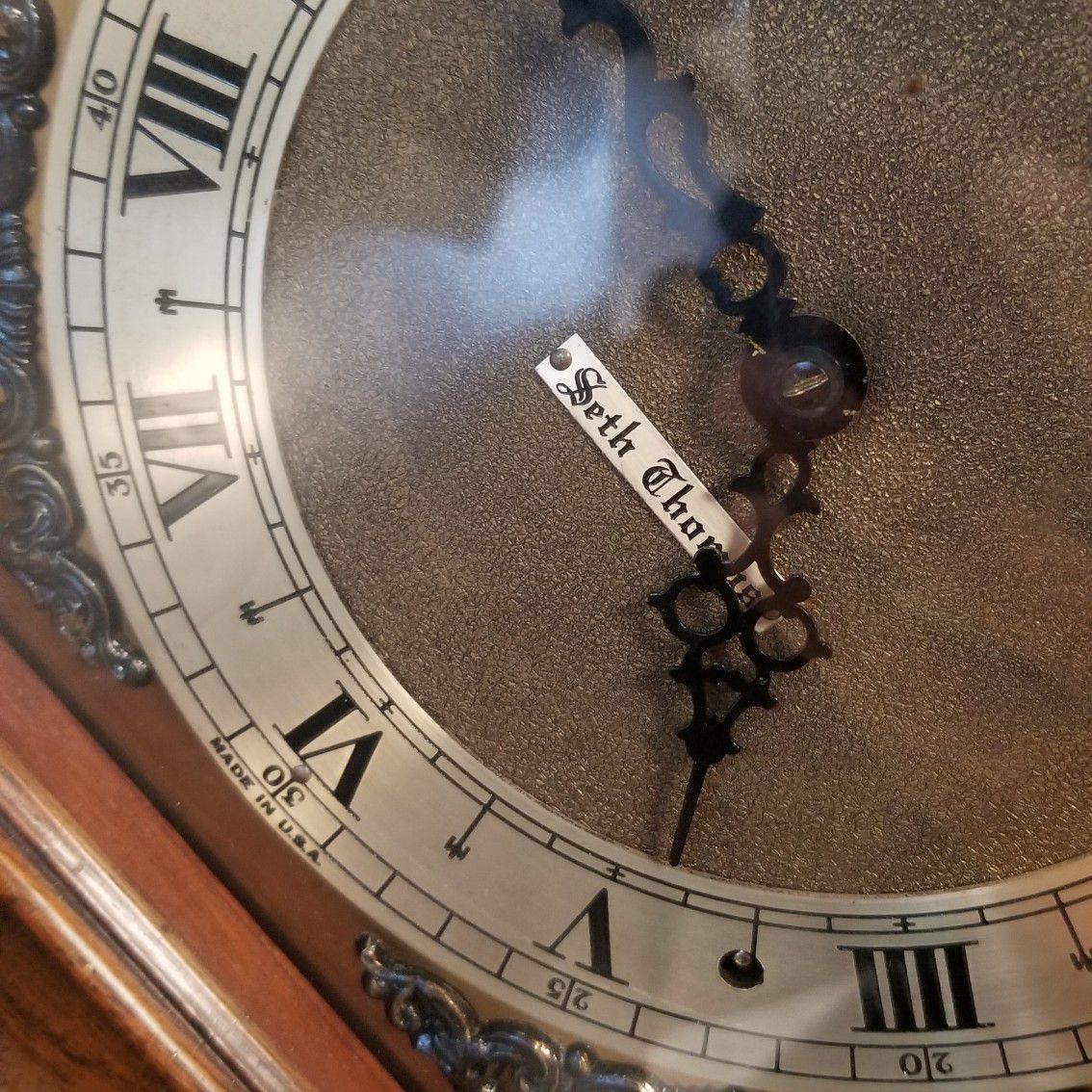 Antique Seth thomas Self Starting Westminster electric Chime Clock