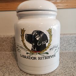Labrador dog treat/cookie jar