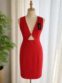 Dress small red