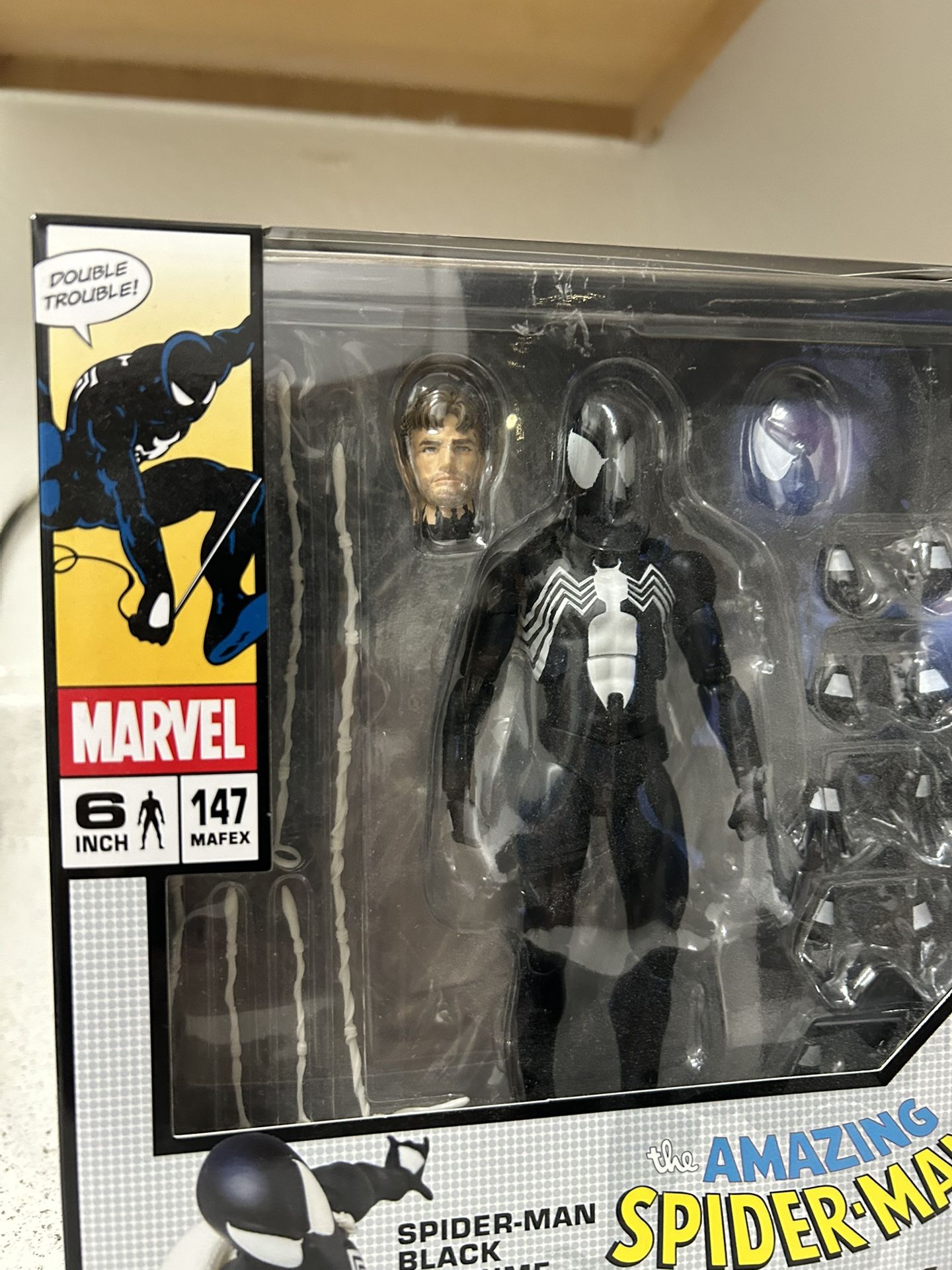 Spider-Man Black Costume No. 147 MAFEX MEDICOM MARVEL