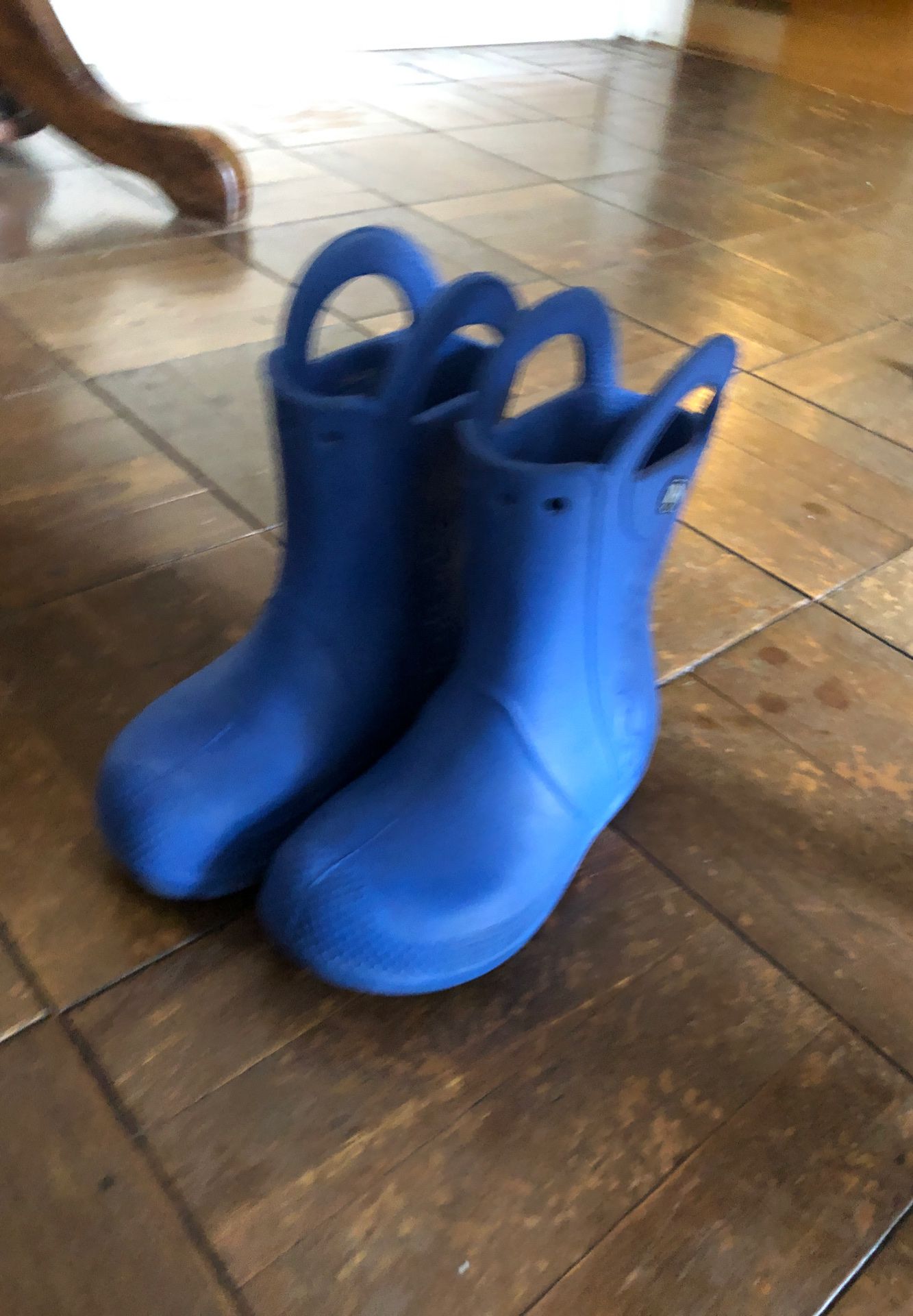 Crocs Kids' Handle-it Rain Boot Shoe size 12