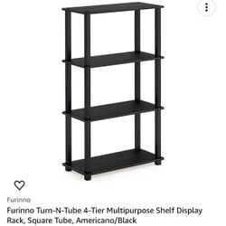 4 Tier Black Shelf 