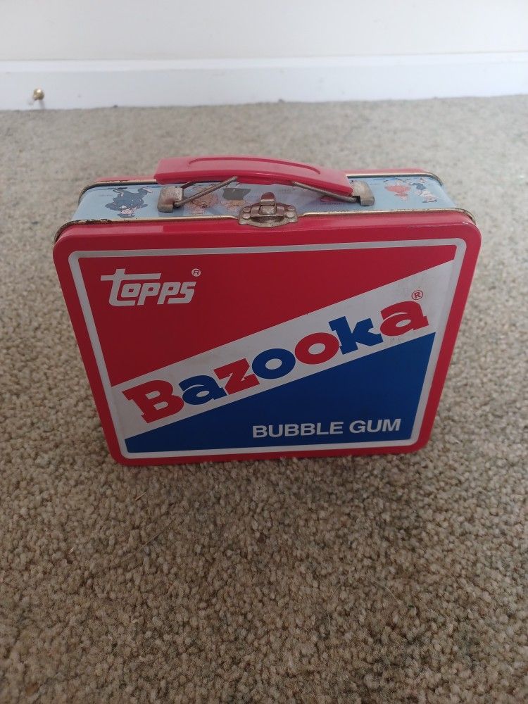 Vintage Topps Bazooka Lunch Box Collectable. Make An Offer. Will Ship If Needed.