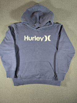 Hurley Sweater Boys X-Large Blue Outdoors Casual Long Sleeve Hoodie Kids Youth
