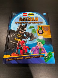 LEGO DC Batman Adventures in Gotham City Book w/ Exclusive Minifigure (2026)